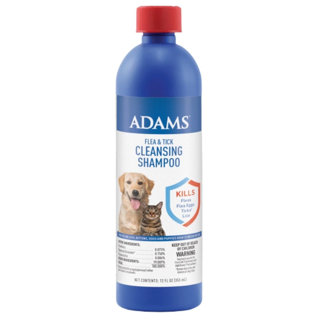 Adams Flea & Tick Cleansing Shampoo Clear 1ea/12 oz