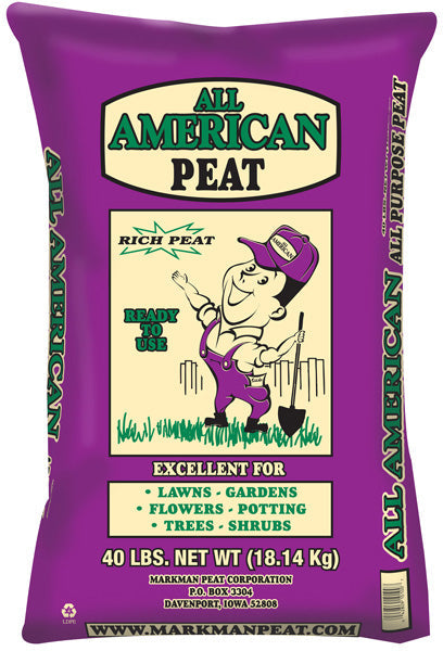 Markman Peat 300 All American Peat Humus, 40 LB