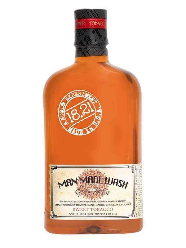 18.21 Man Made Wash 18oz "Sweet Tobacco"