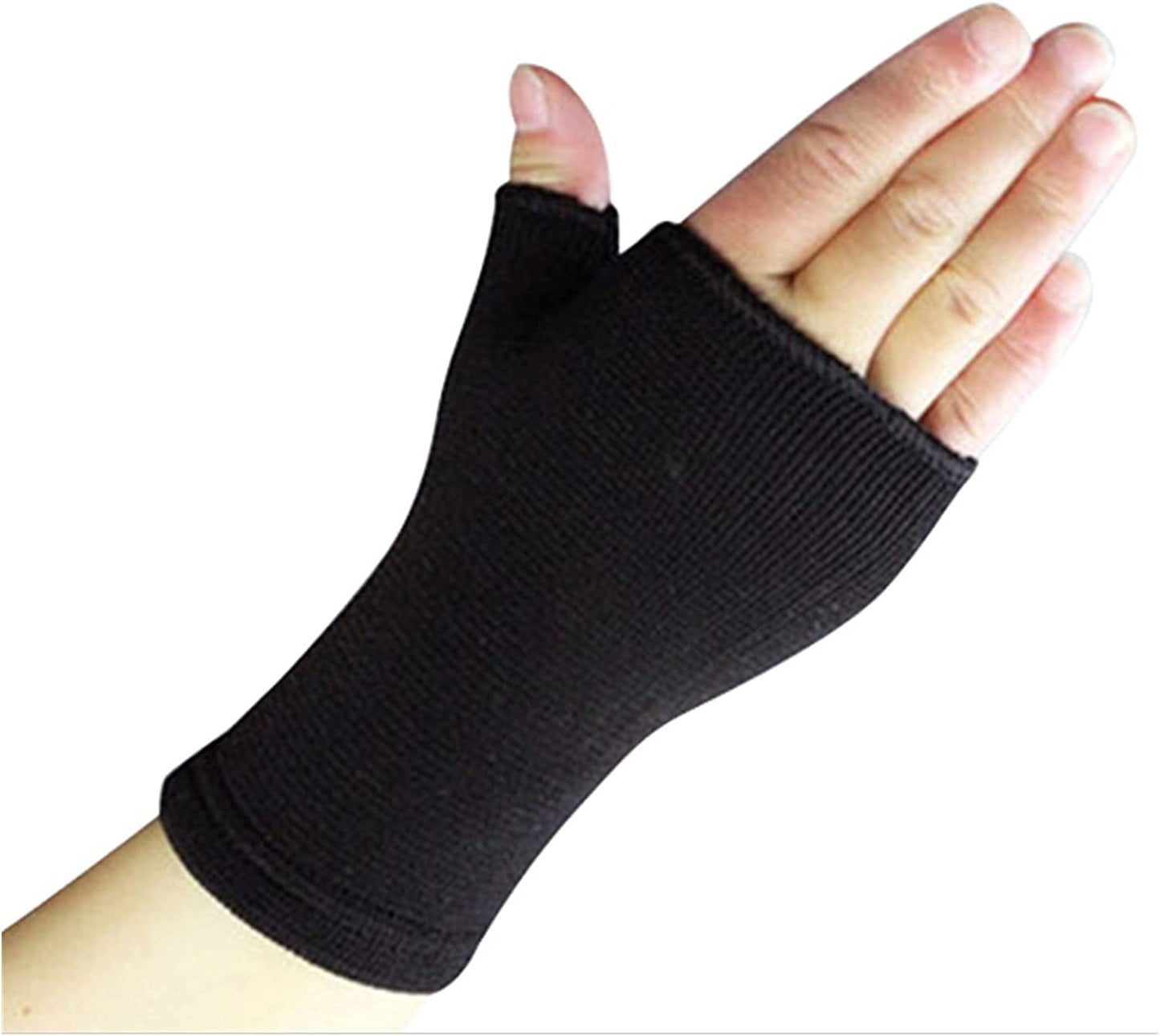 LANREN 2Pcs Ultrathin Ventilate Wrist Guard Arthritis Brace Sleeve Support Glove Elastic Palm Hand Wrist Supports (Color : White)