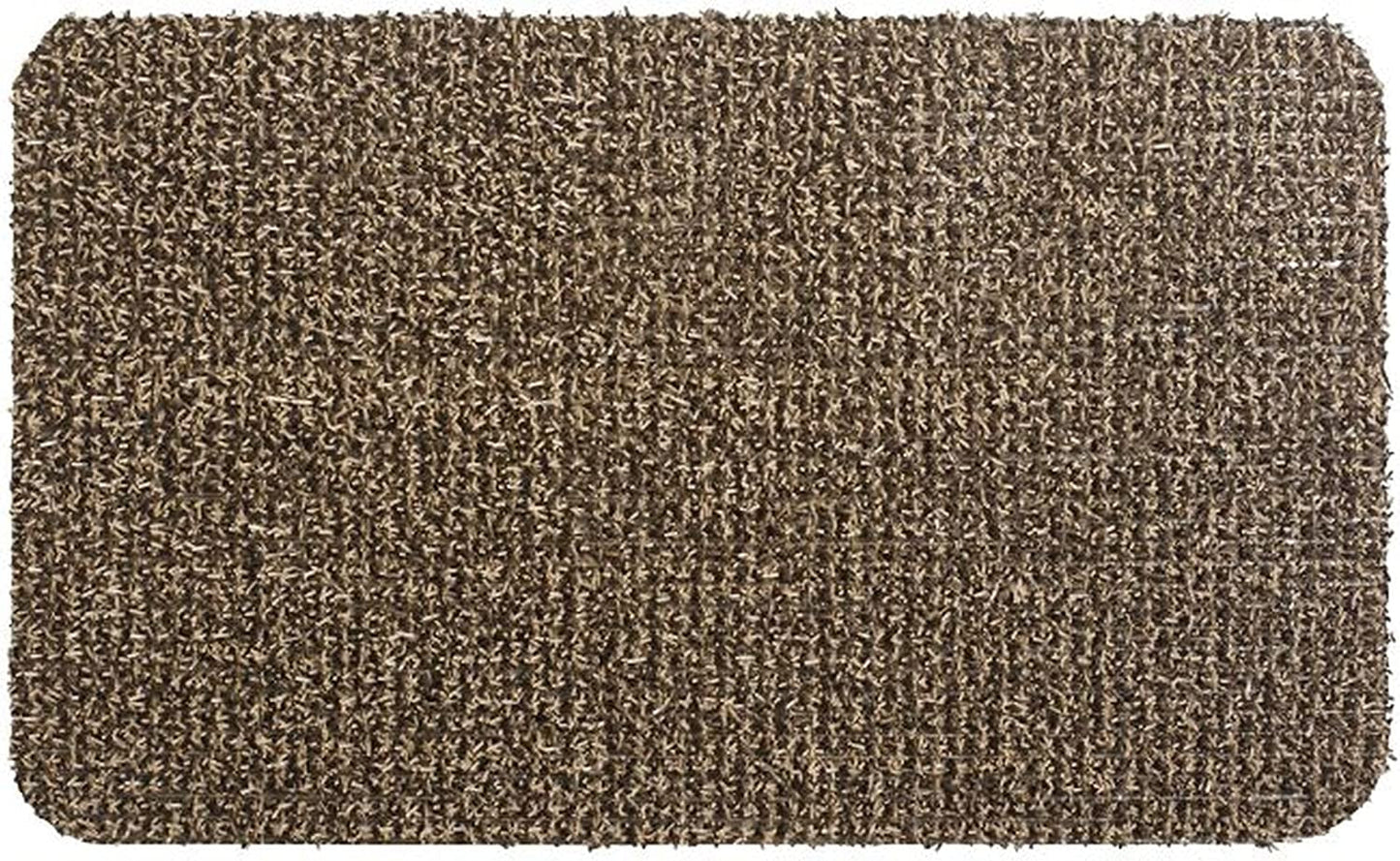 Grassworx 10376714 Clean Machine High Traffic Astroturf Dirt Trapper Doormat, 23.5"X35.5", Charcoal Gray