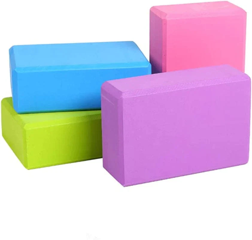 4 Pcs High Density EVA Foam Bricks Yoga Foam Exercise Blocks (4 Pcs)