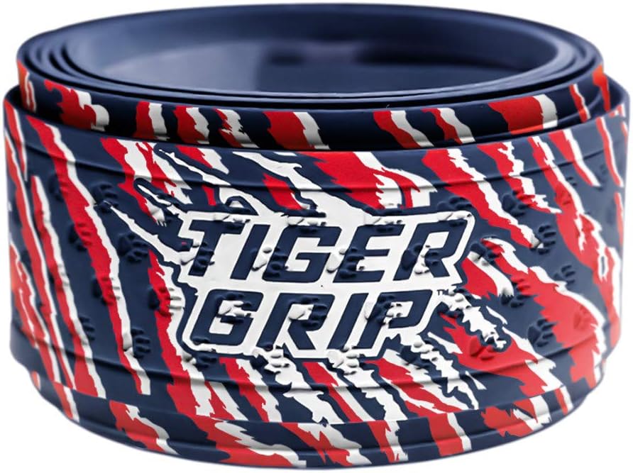 Bat Wrap/Bat Tape for Baseball and Softball - 0.5mm - Revolution (Navy,Red,White)