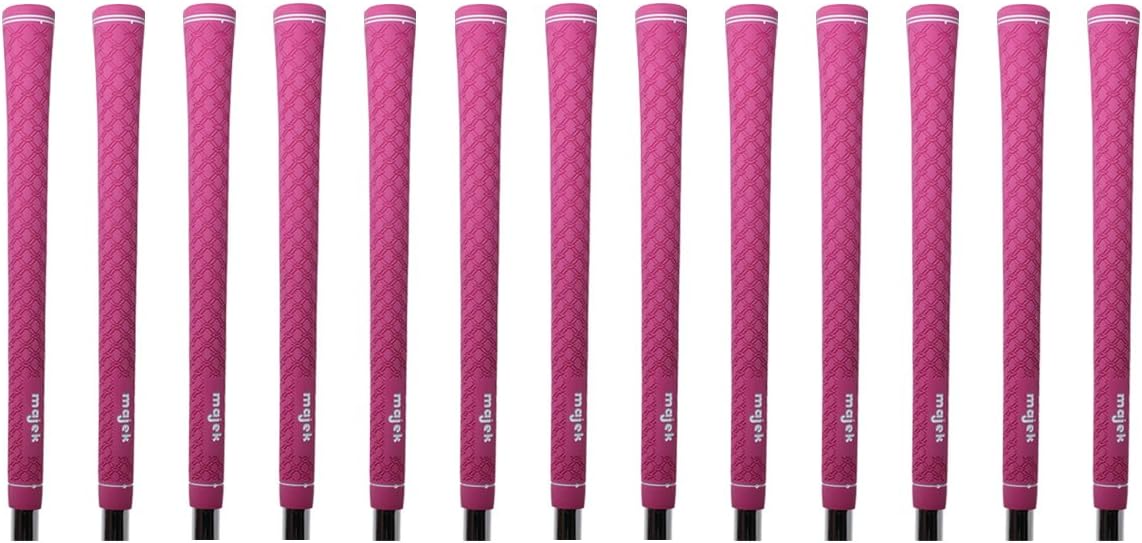 13 Majek Ladies Tour Pro Dark Pink Undersize Golf Grips
