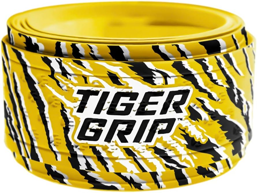 Bat Wrap/Bat Tape for Baseball and Softball - 1.1mm - Steel City(Blk and Amber)