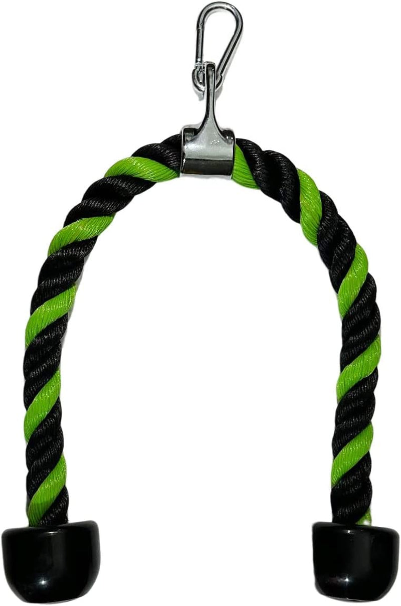 Yuhqc Heavy Tricep Rope Cable Attachments Cable Machine Accessories for Home Gym, Nylon Tricep Rope for Cable Machine Attachments, Pulley System Attachment, LAT Pull down Attachment Weight Fitness