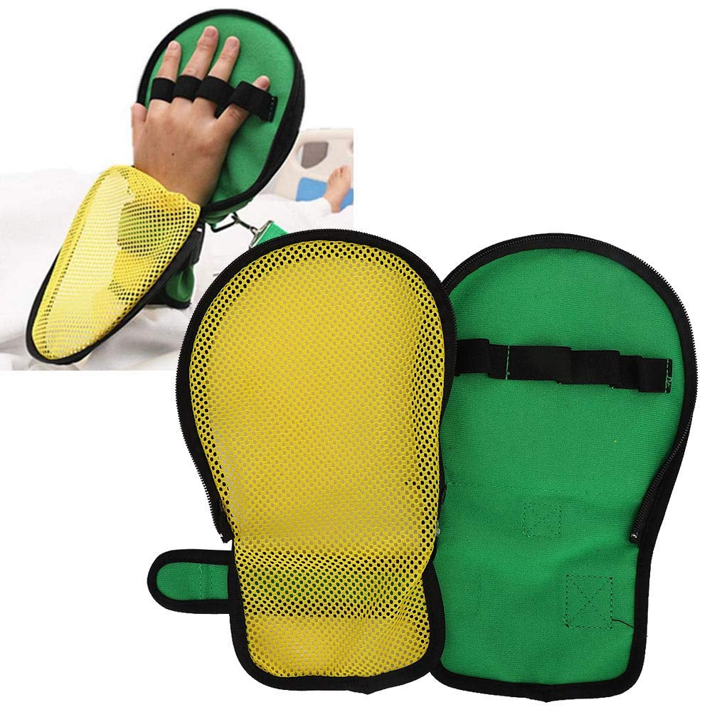 Finger Safety Control Gloves, Harm Fixed Breathable Restraints Patient Gloves, Convenient for Finger Patient