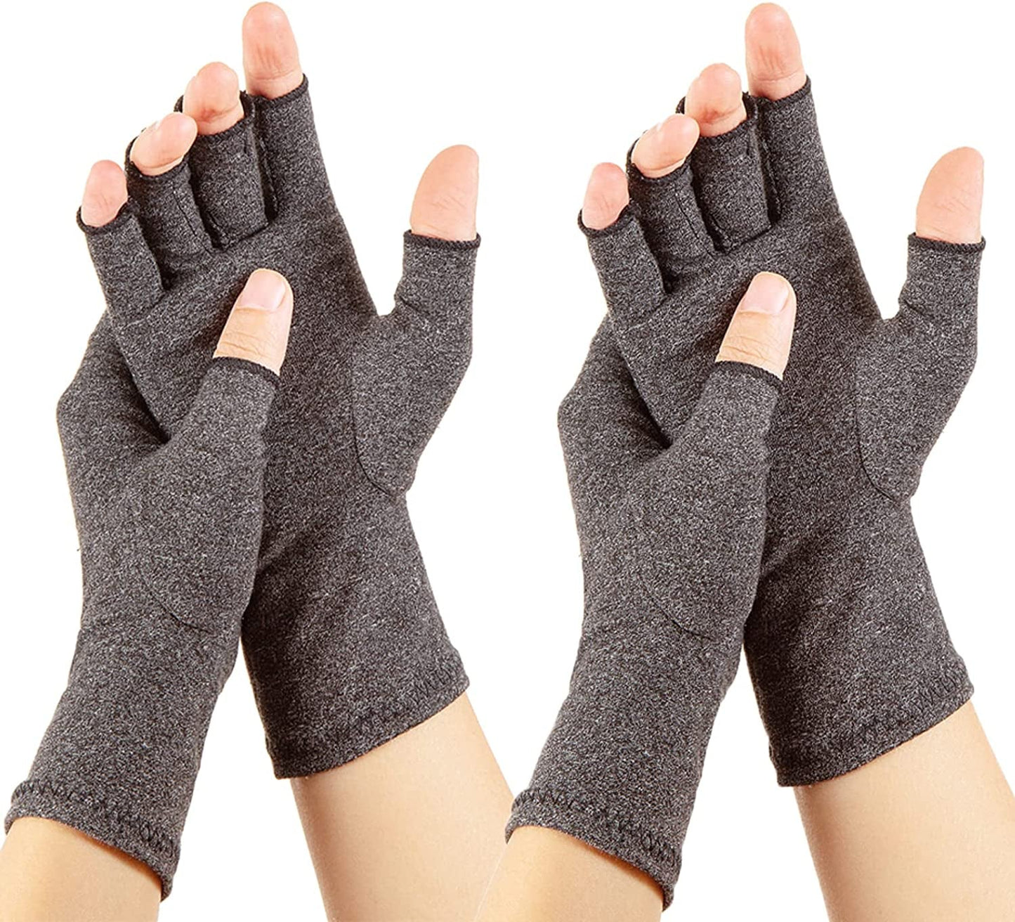 RZJZGZ 2 Pairs Arthritis Gloves Compression Arthritis Pain Wrist Support Brace Gloves Compression anti Arthritis Gloves