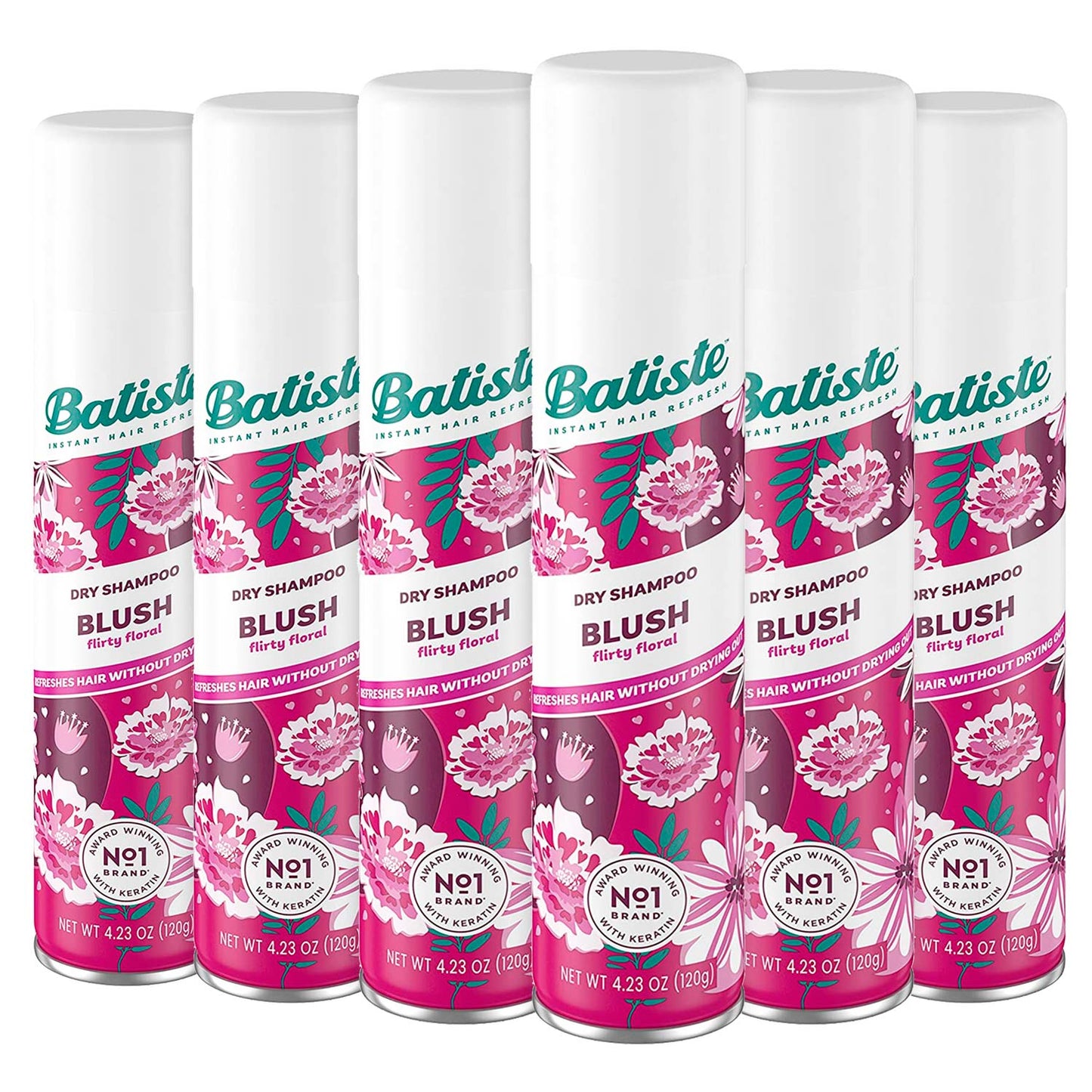 Batiste Dry Shampoo Blush 4.23 Oz - 6 Pack