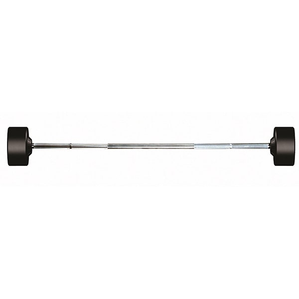 York Barbell Rubber Fixed Pro Straight Barbell