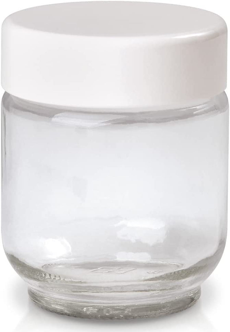 Euro Cuisine Glass Jars for Yogurt Maker, Set of 8