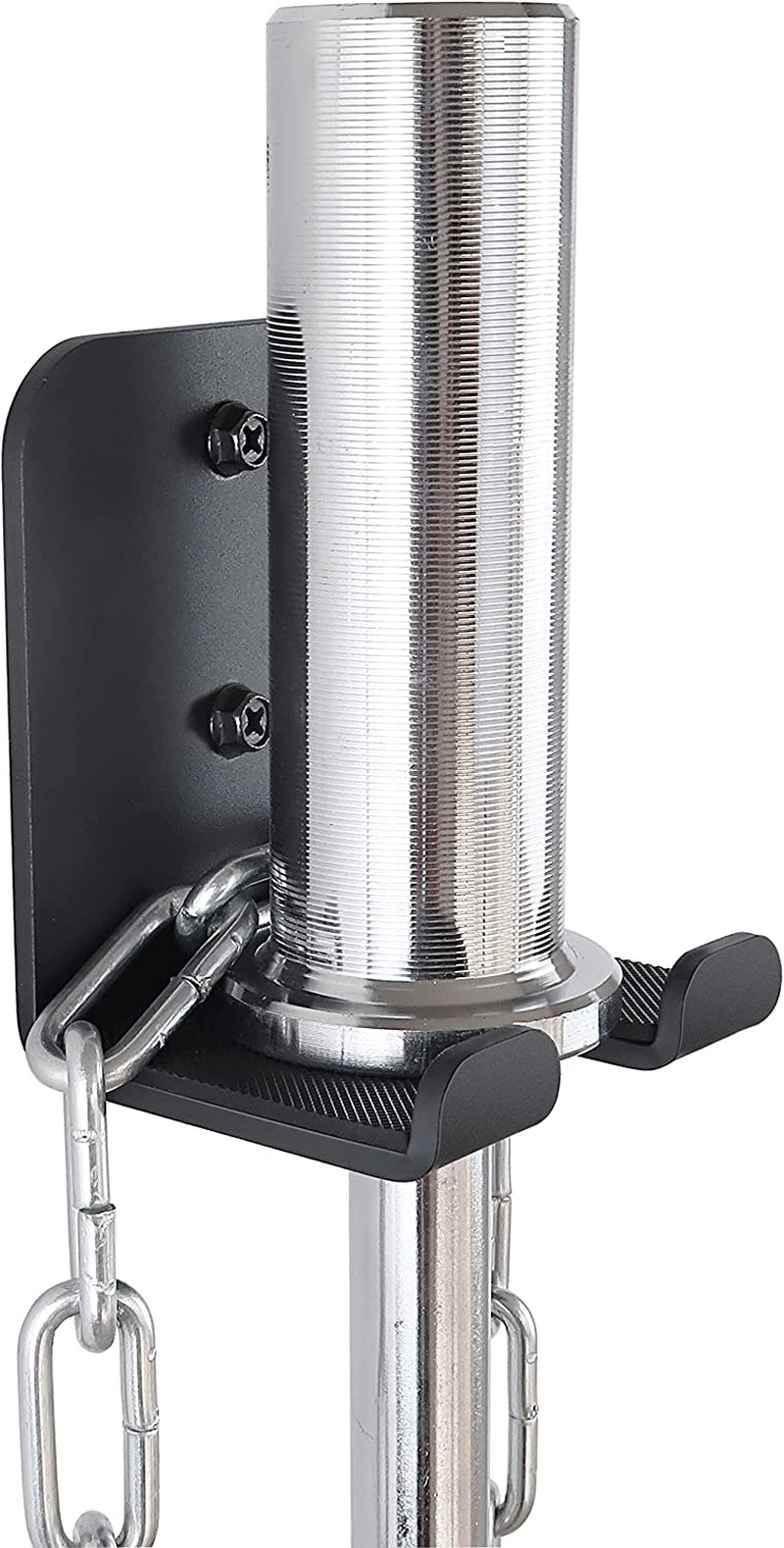 Barbell Holder Wall Mount, Heavy Duty Vertical Barbell Holder Wall Barbell Hanger for Olympic Barbell, Curl Bar for Space Saving Commercial or Home Gym Accessory