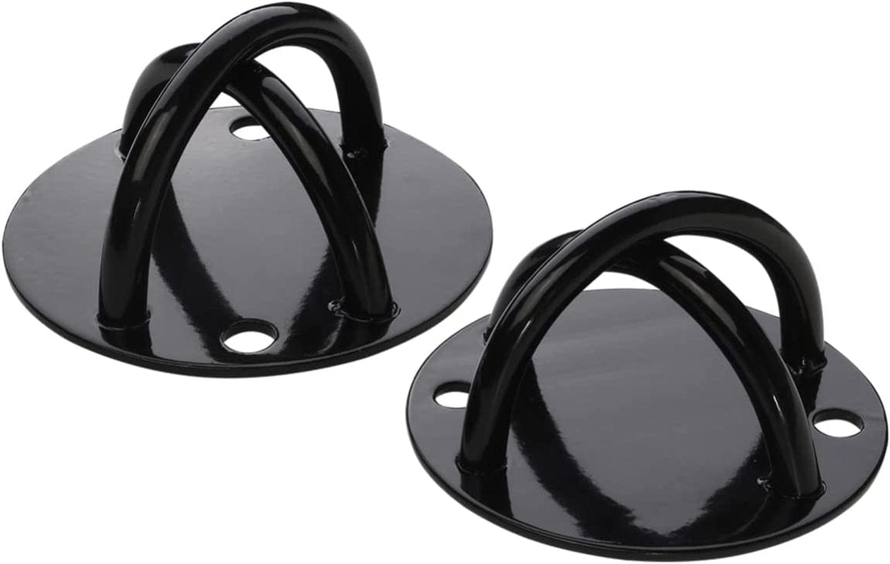 BESPORTBLE Yoga Ceiling Hooks 2 Holes Wall Mount Bracket for Suspension Straps Suspension Trainer Rings Weight Strength Training Systems for Indoor Outdoor 2 Pcs