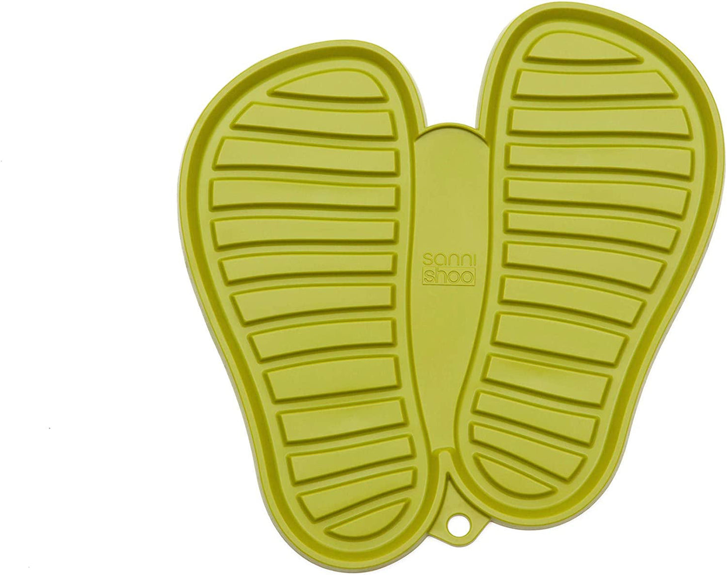 Sanni Shoo | Shoo.Pad | Flexible, Machine Washable Shoe Draining Floor Mat | Shoe Tray, Drying and Dirt Catching Mat for Shoes (Size M (Up to US Shoe Size 8.5), Red)