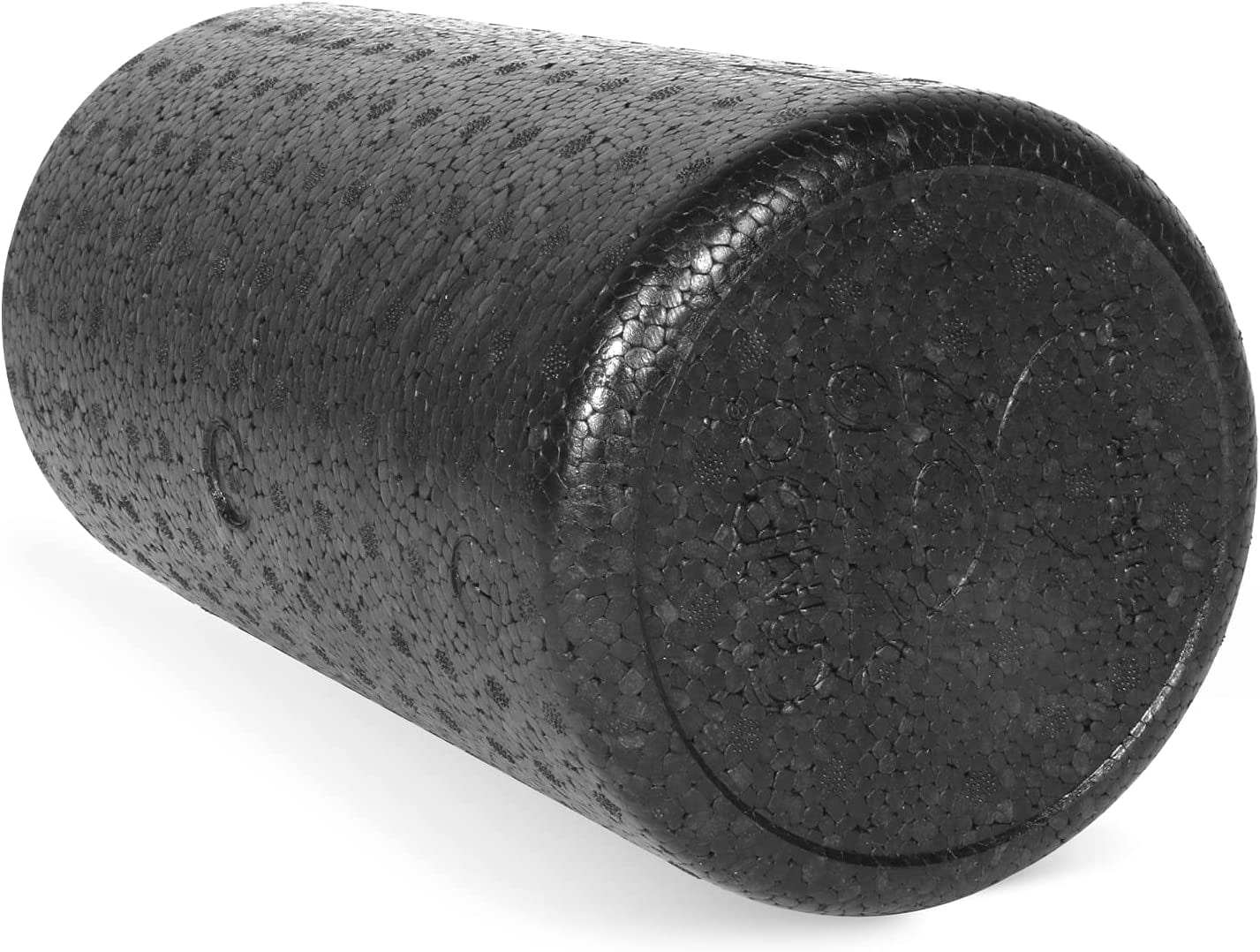Cando Black Composite High-Density Foam Rollers for Muscle Restoration Massage Therapy Sport Recovery and Physical Therapy 6" X 36" Round