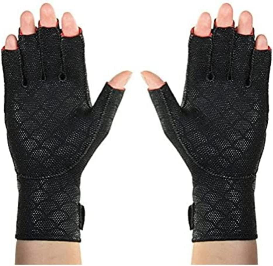 Thermoskin Premium Arthritic Gloves Pair, Black, Medium