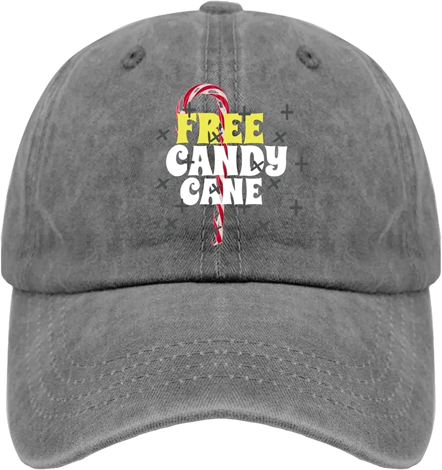 Cool Hats for Men Christmas Cap for Womens Running Cap Quick Dry Free Candy Canee Sun Visor Hat