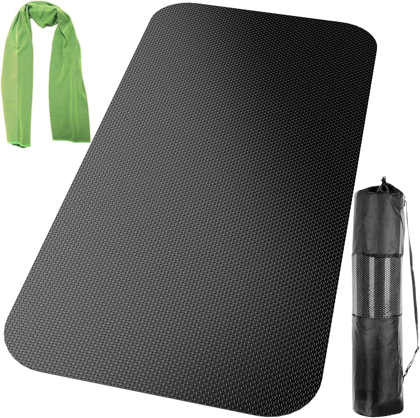Exercise Equipment Mat - Treadmill Mat, Exercise Bike Mat, Fitness Mat, Elliptical Mat, Jump Rope Mat, Yoga Mat, Gym Mat Use on Hardwood Floors Protection