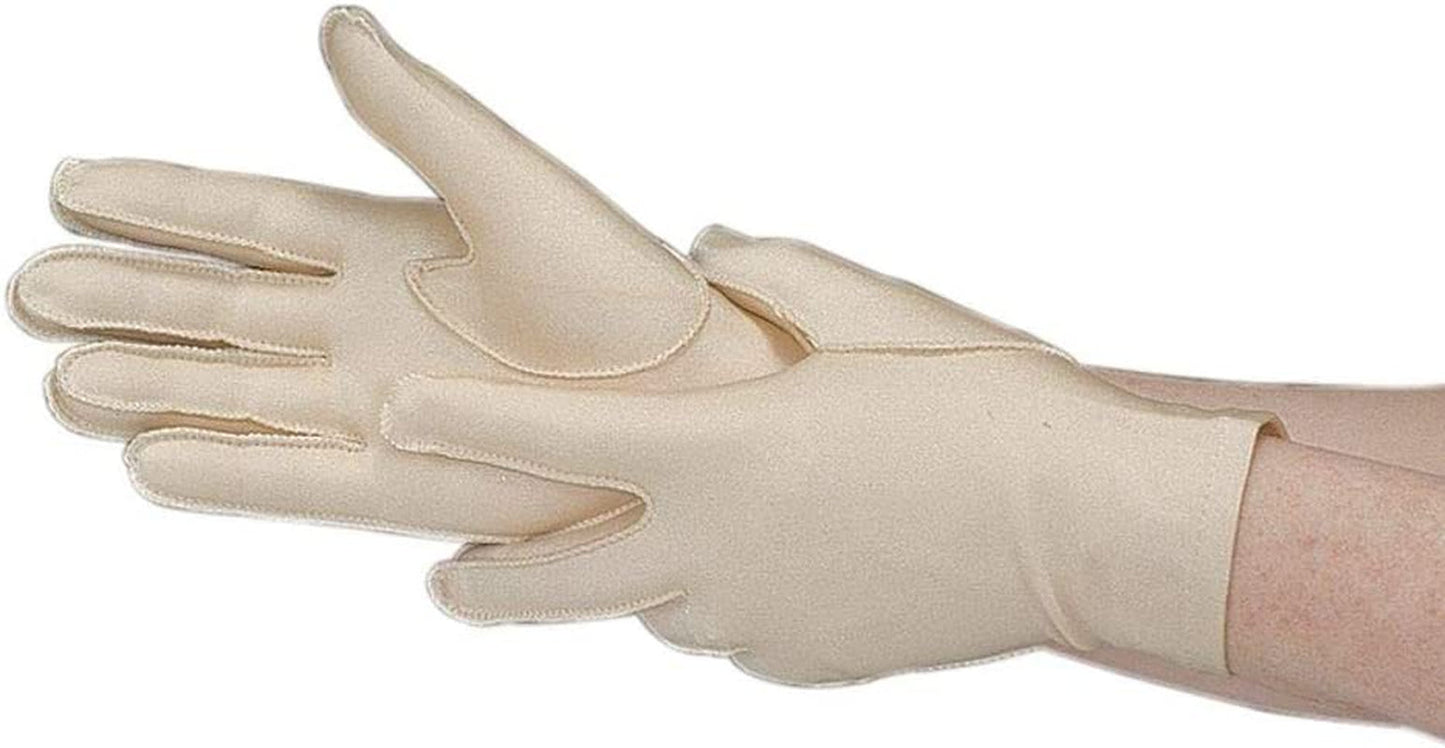 Gentle Compression Gloves Full Finger, Wrist, Left, Medium