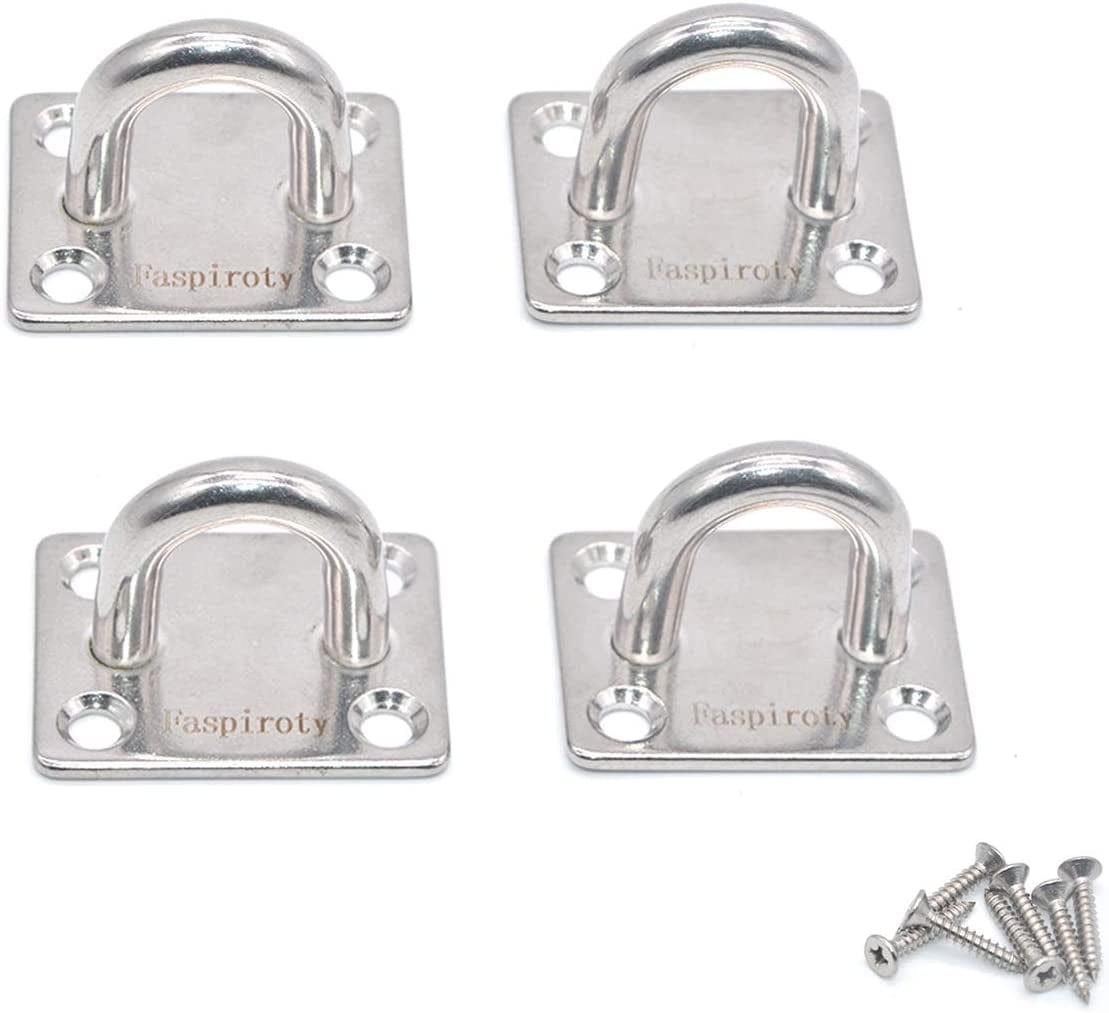 Faspiroty Wall Ceiling Mount Bracket Hook for Suspension Strap Trainer, Battle Rope,Body Weight Strength Training Sets, Aerial Yoga Swing Hammock Resistance Band, Boxing Equipment