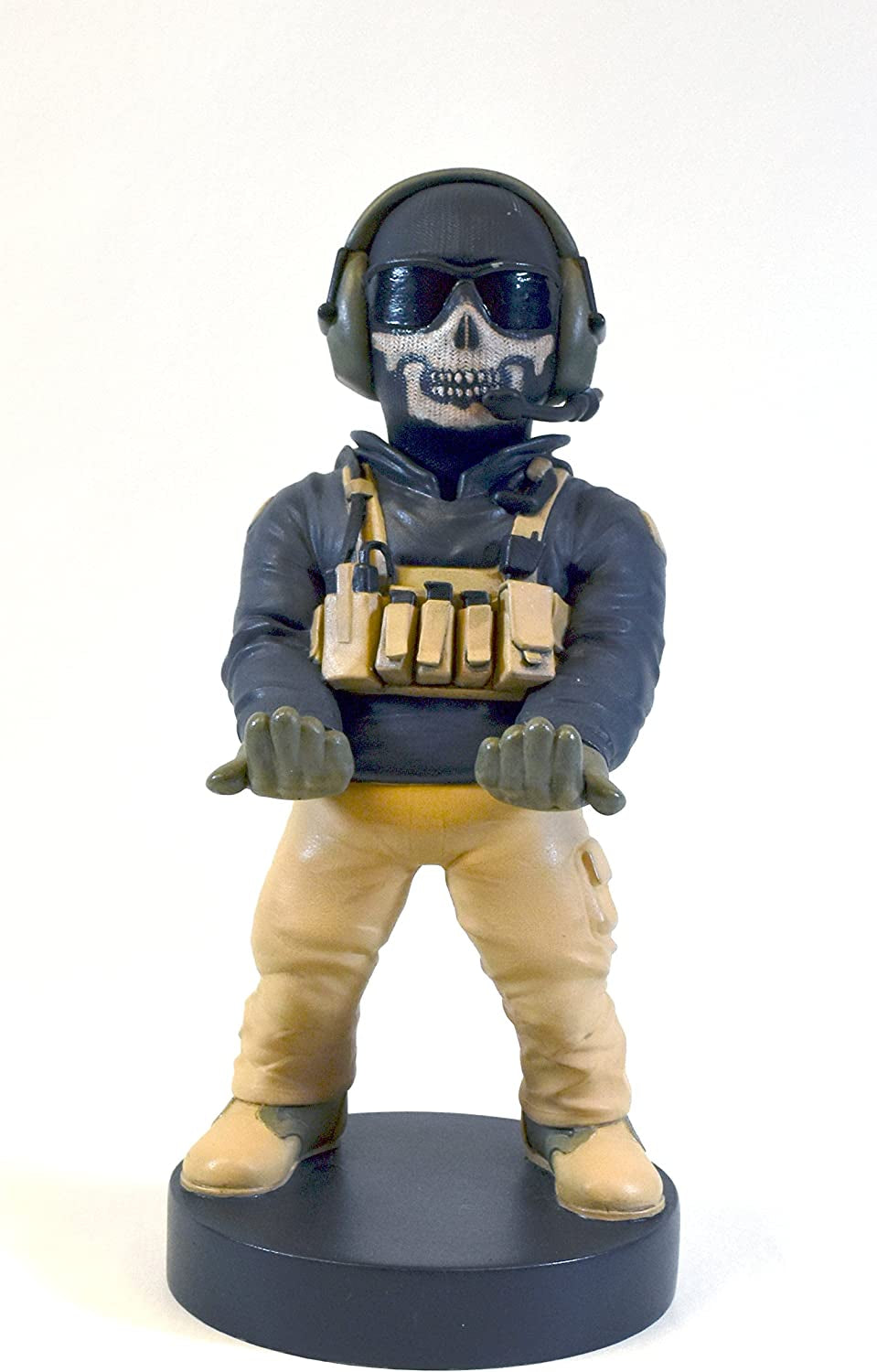 Collectible Call of Duty Ghost Cable Guy Device Holder - Works with Playstation and Xbox Controllers and All Smartphones - Simon Riley - Not Machine Specific