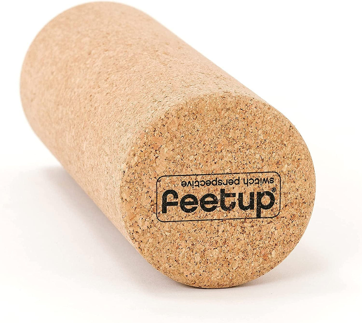 Feetup the Cork Roll (Medium) - Massage Roller, Relieves Back Pain & Tension, Improves Circulation, Increases Flexibility - 100% Natural Cork | Vegan, Organic Texture