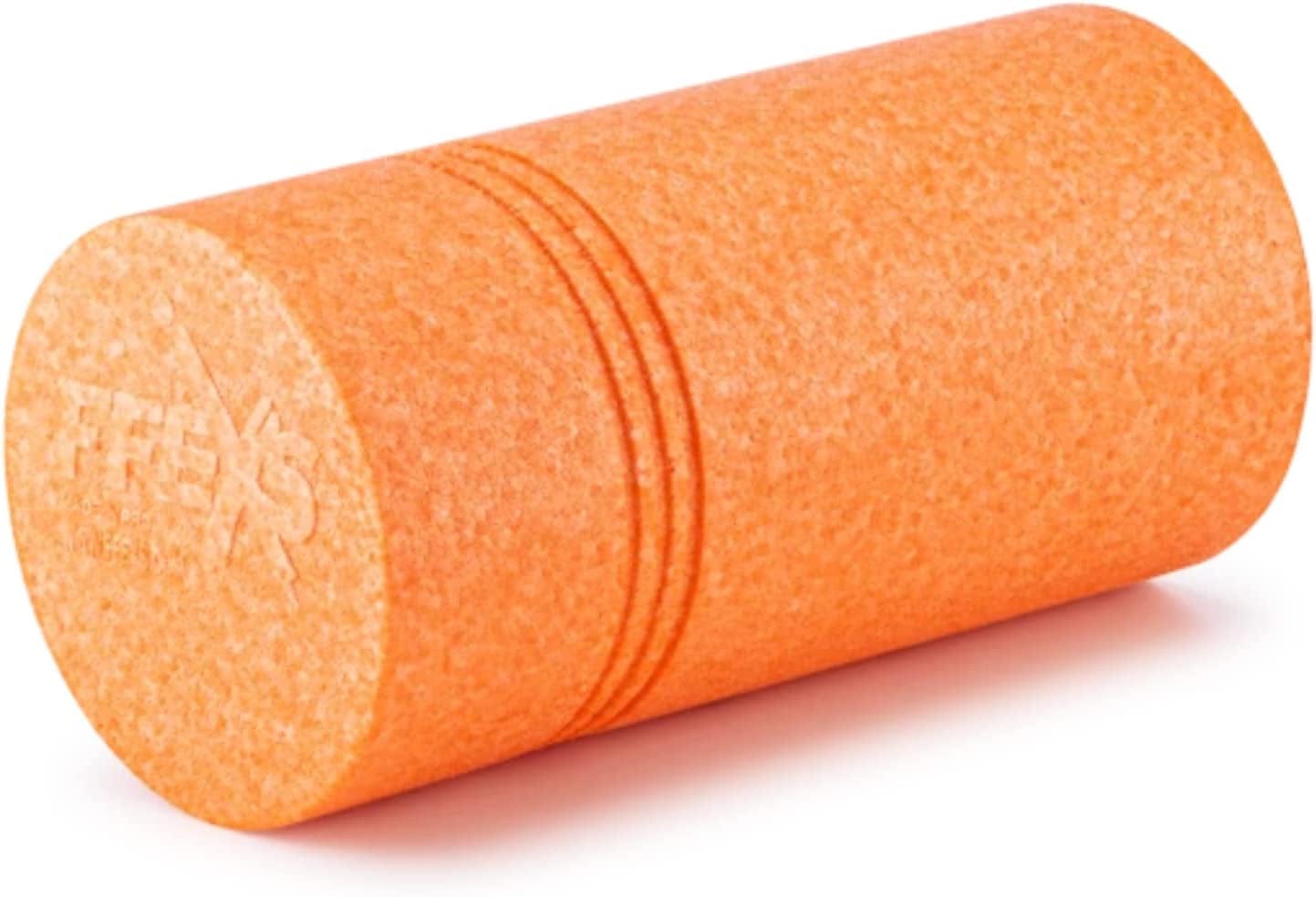 Foam Roller - for Self Massage Exercise, Back Pain, Relieve Muscles, Legs,Trigger Point, Yoga, Physical Therapy, Body Stretching, Deep Tissue - 12 Inch / Orange / High Density