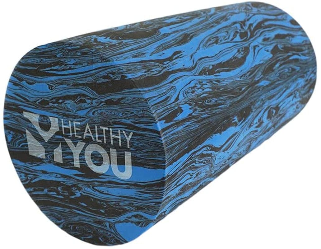 Healthy You Medium Density Flex Foam Roller for Physical Therapy Similar to White PE Foam (Full round 12")