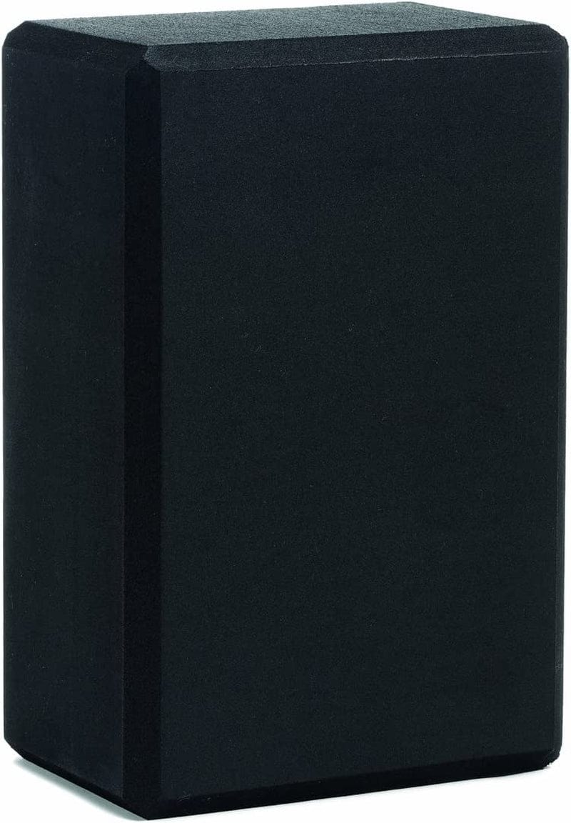 Hugger Mugger 4 In. Recycled Foam Yoga Block - Extra Dense and Firm, Made from Recycled Foam, Reliable Support, Beveled Edges for Comfort, Helps Alignment