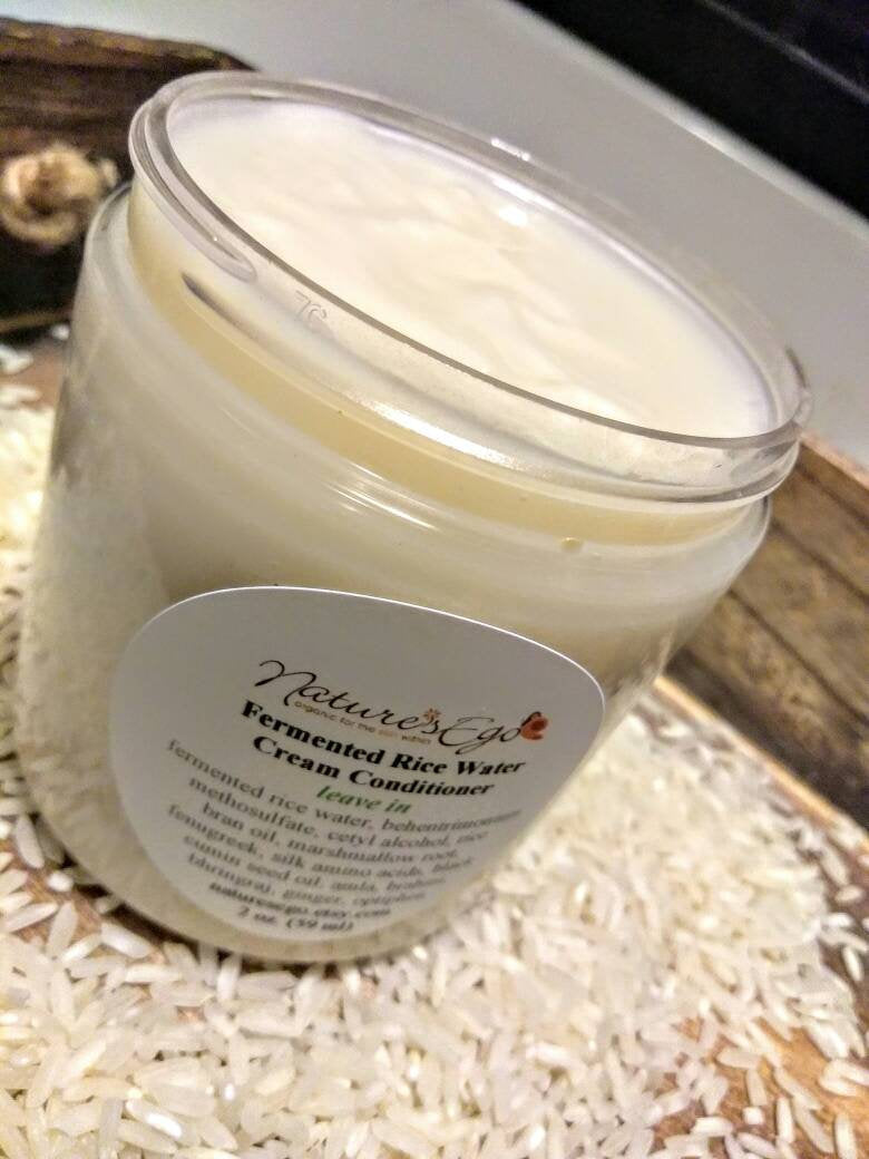Fermented Rice Water Cream Conditioner (black cumin seed, rice bran, fenugreek) - NaturesEgo