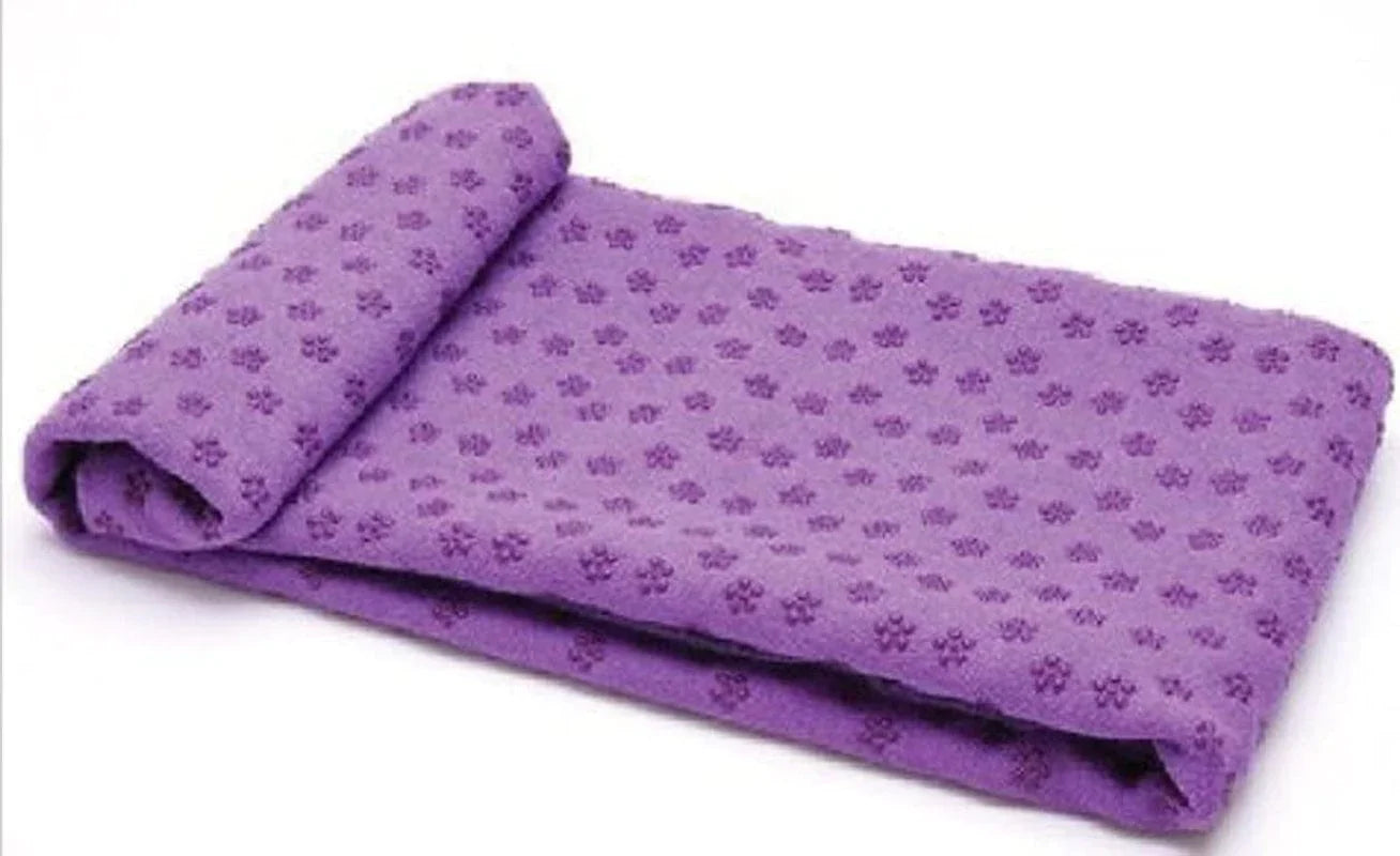 Mansov Yoga Mat Towel 72 Inch X 24 Inch Long Non Slip Yoga Mat Towel with Carrying Mesh Bag, Mat Cover for Bikram, Hot Yoga, Fitness, Exercise, Machine Washable