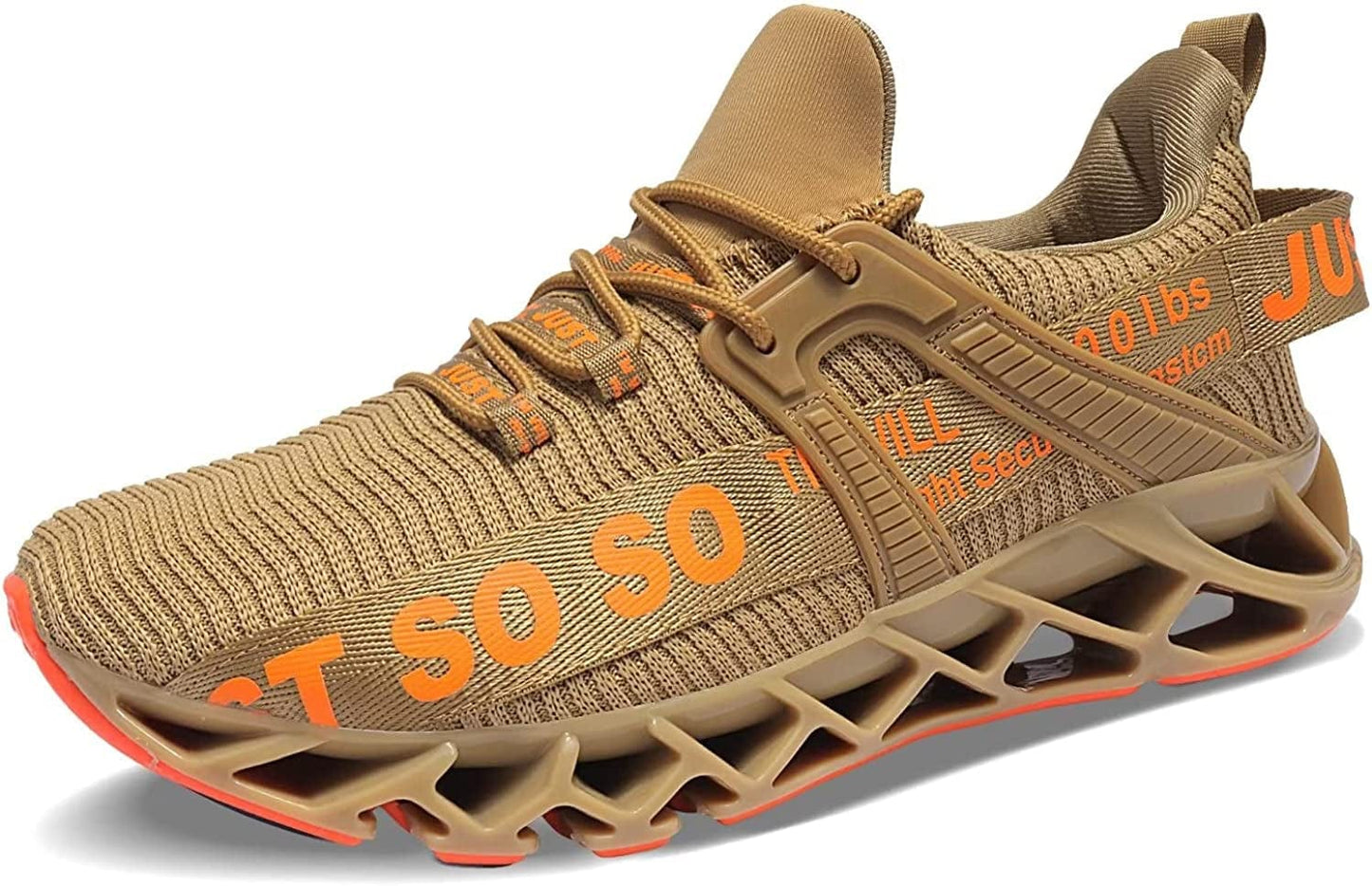 Mens Running Shoes Walking Non Slip Blade Type Sneakers