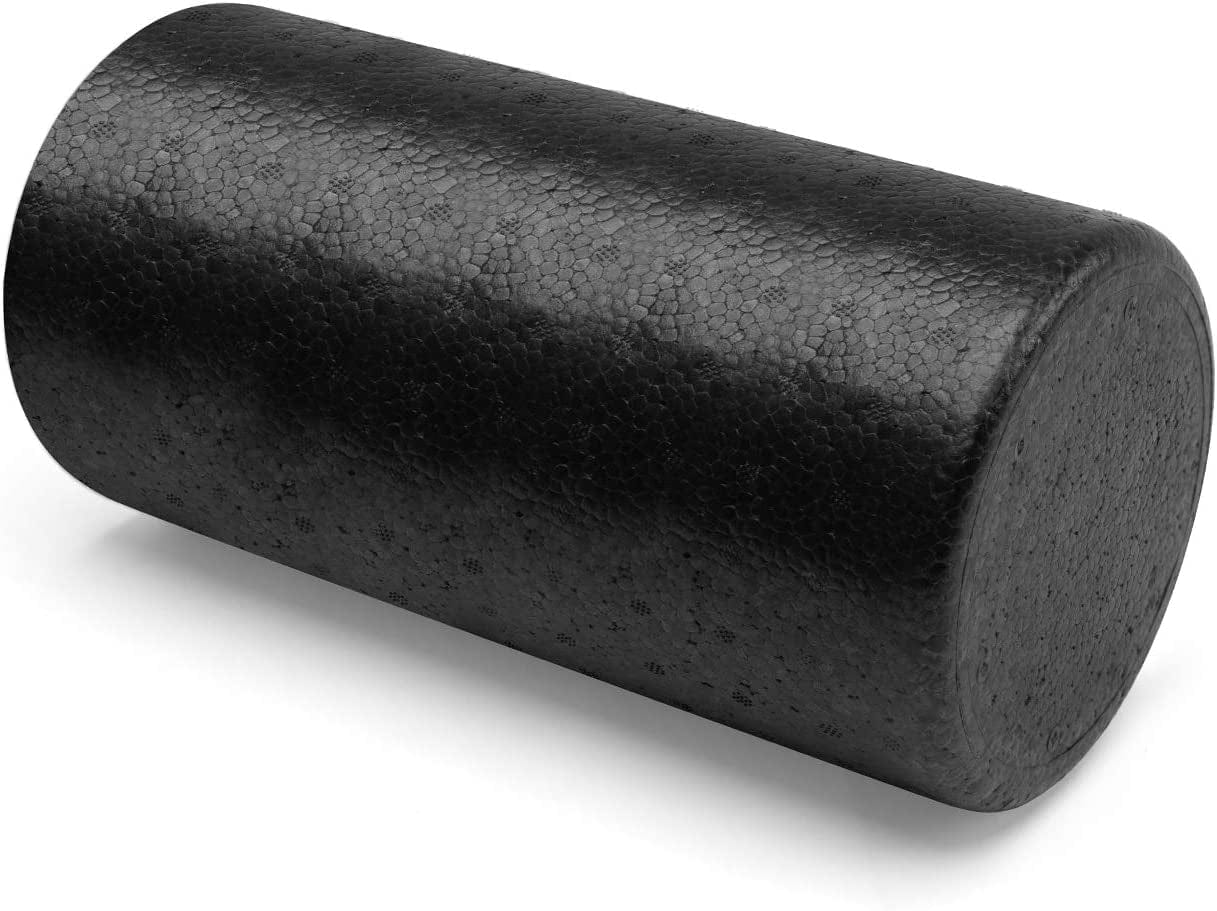 PHYLLEXI High-Density Foam Roller - Physical Therapy & Exercise, round Fitness Back Roller for Muscles Deep Tissue Massage, Workout Guide Included
