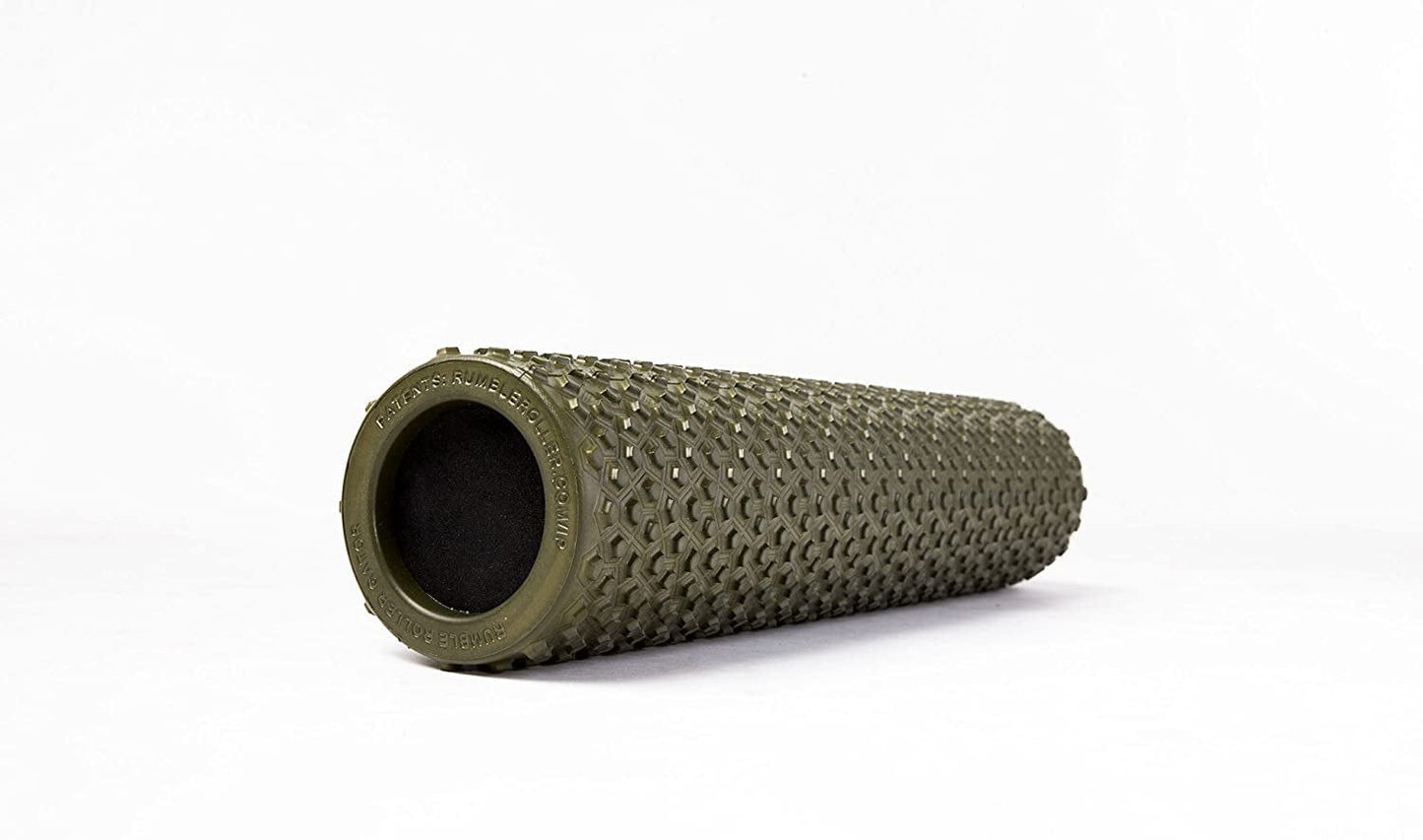 Rumbleroller Gator - 22 Foam Roller - Foam Muscle Roller Optimized for Cross Frictional Massage