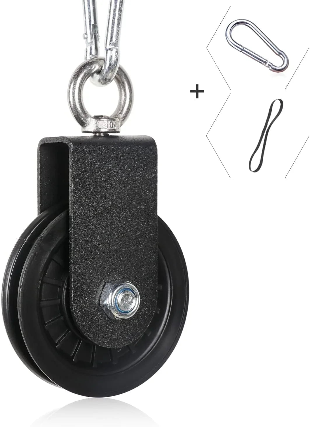 SYL Fitness LAT Pulley System DIY Attachment Pull down Home Gym Accessories (Pulley)