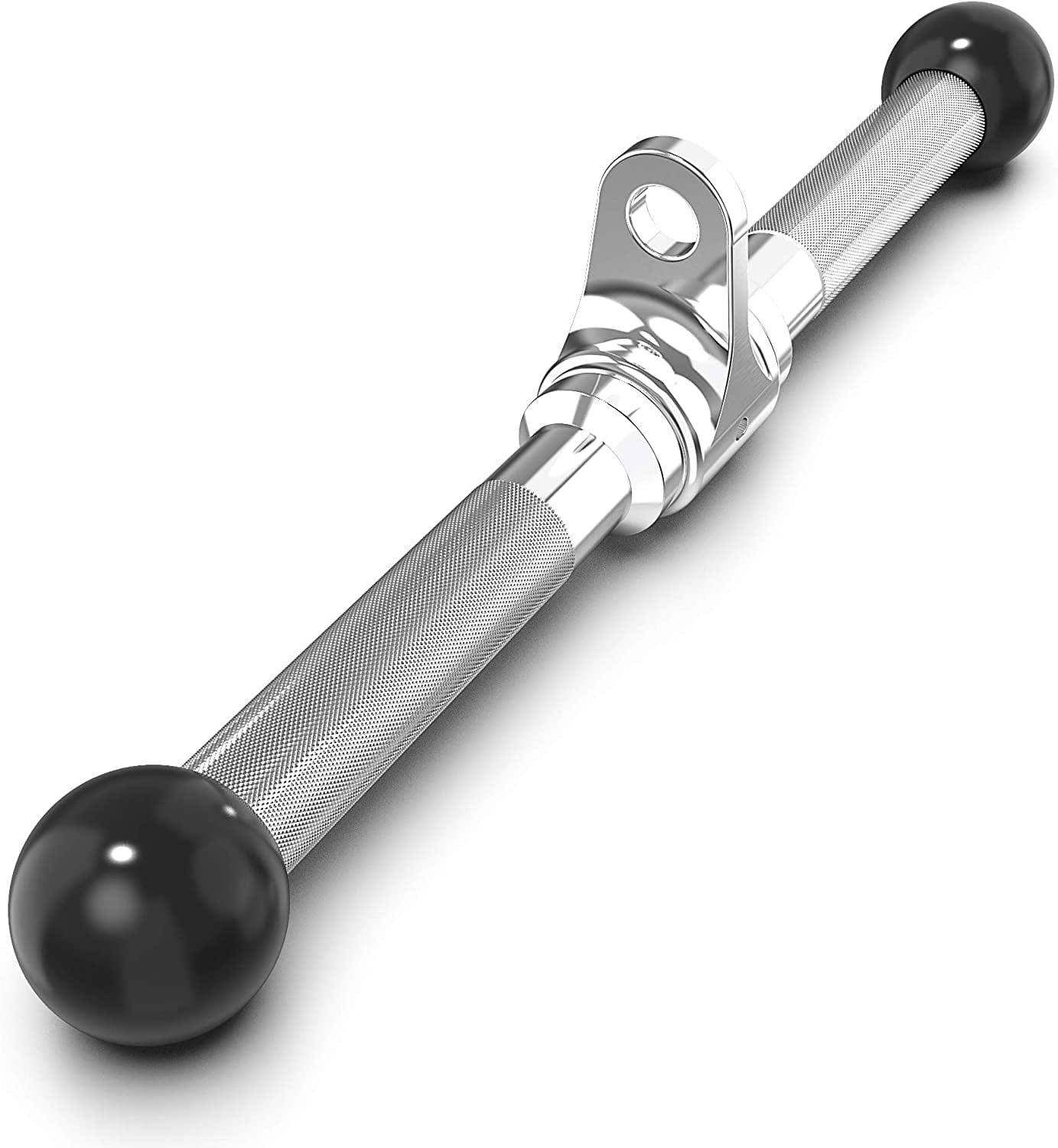 Synergee Straight Bar Cable Attachment. Universal Attachment for Cable Machines. Pull Down/Press down Bar Accessory. Available Sizes 12”, 14” and 20”