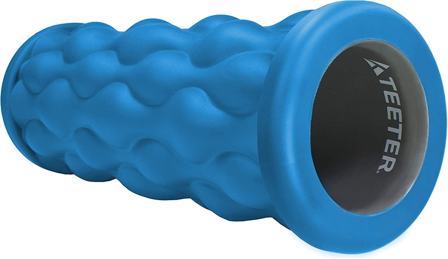 Teeter Massage Foam Roller - Textured for Deep Tissue Muscle Relief to Boost Recovery, Flexibility, Mobility - Back Pain Relief, Sports Massage, Myofascial Release