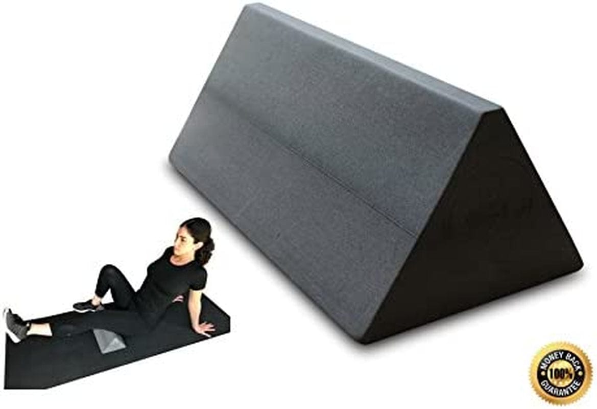 The Work(In) Half Foam Roller with Edge for Physical Therapy, Massage, Trigger Point, Myofascial Release or Yoga Prop with Free Online Videos