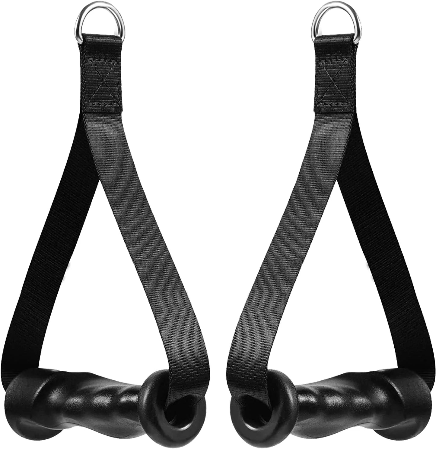 Vopit Ergonomic Exercise Handles, Workout Equipment, for Home Gym, Exercise Bands, Resistance Bands, Cable Machine