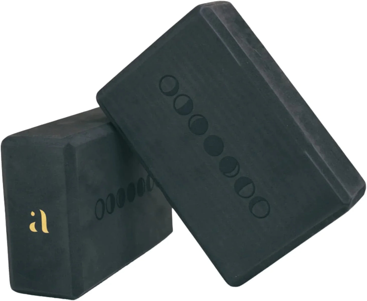 Yoga Blocks 2 Pack - High Density Lightweight EVA Foam Yoga Bricks - Home and Travel Yoga Block Set - Yogi Accessories and Props