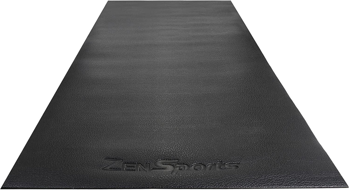 ZENY Exercise Equipment Mat Treadmill Mat 8X3 Ft Floor Mat High Density Fitness Gym Mat for Indoor Bike Cycling Mat,Jump Rope Mat,Elliptical Mat,Hard Floor Carpet Protection