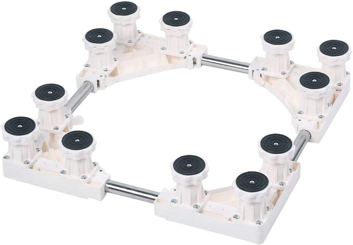 01 02 015 Strong Bearing Rack, 12 Feet Washing Machine Base Stable Detachable Silent for Automatic Washing Machine