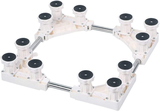 01 02 015 Strong Bearing Rack, 12 Feet Washing Machine Base Stable Detachable Silent for Automatic Washing Machine