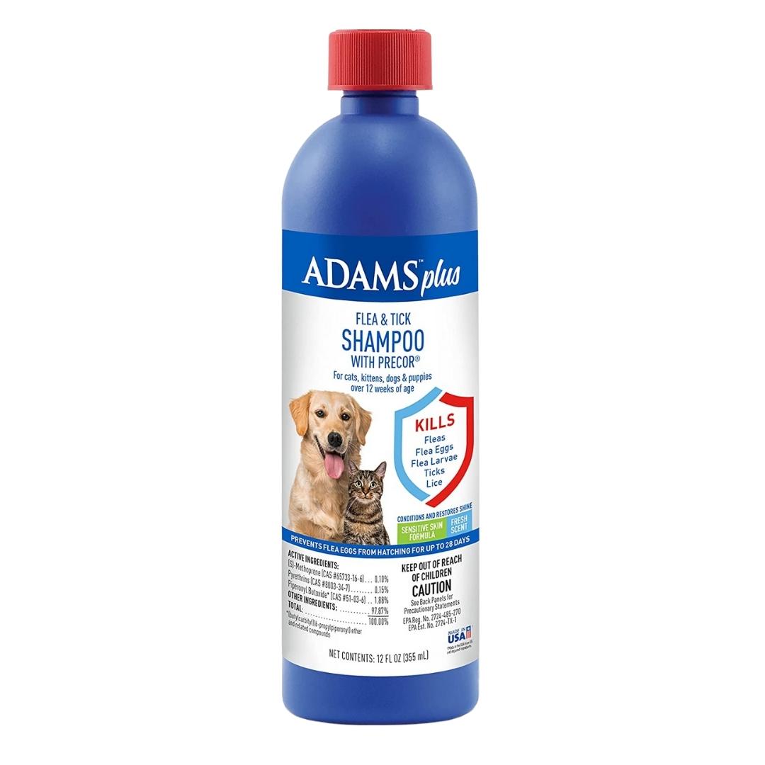 Adams Plus Flea & Tick Shampoo with Precor 1ea/12 fl oz