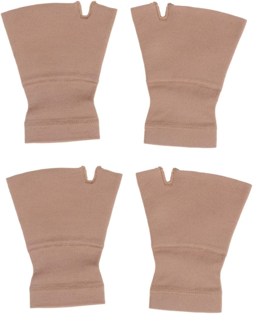 HEALLILY 2 Pairs Black Wrist Brace Wrist Support Compression Glove Breathable Support Gloves Wrist Brace Hand Brace with Thumb Wrist - Size S