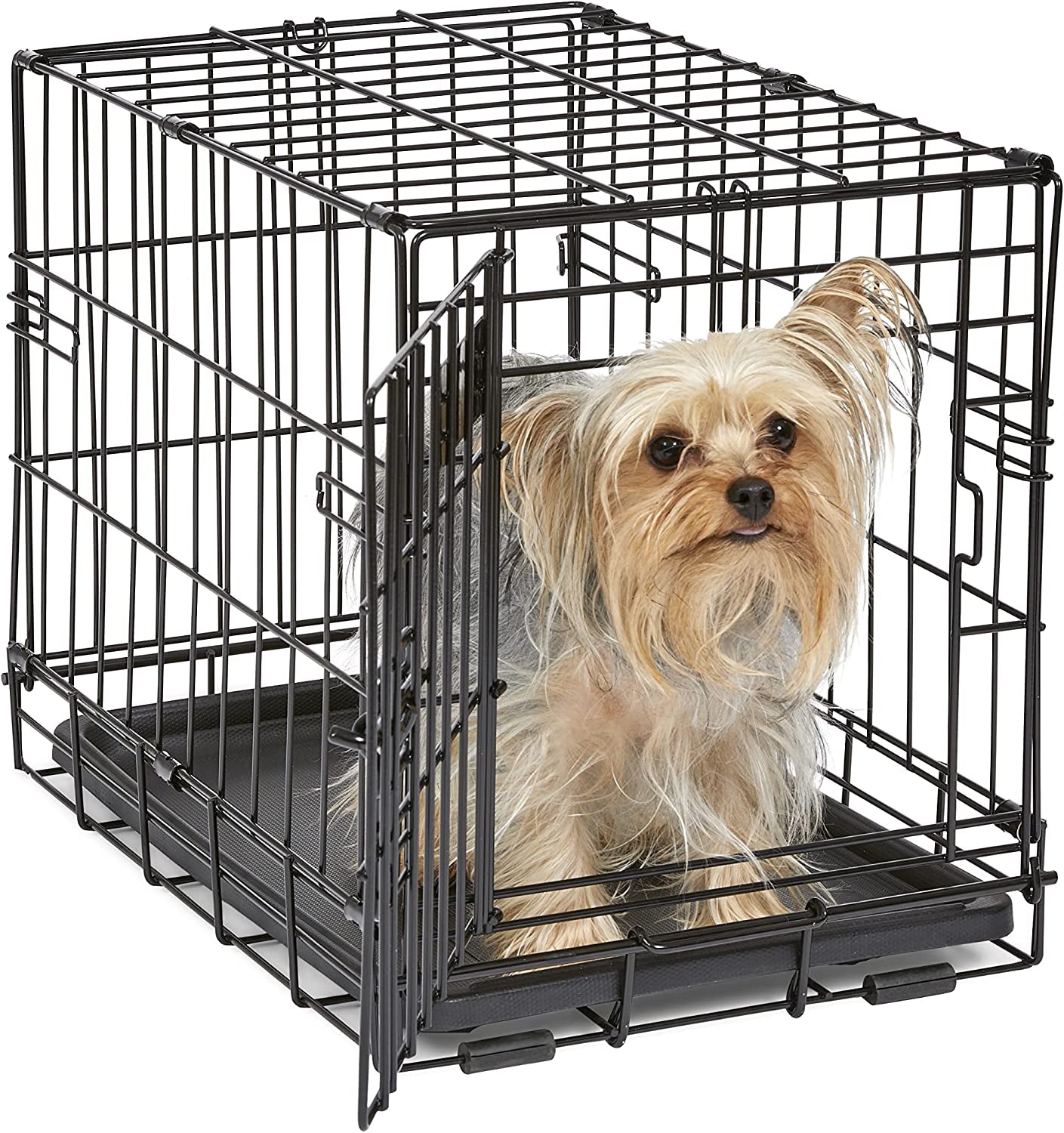 Midwest Homes for Pets Newly Enhanced Single & Double Door Icrate Dog Crate & Privacy Dog Crate Cover Fits Midwest Dog Crates, Machine Wash & Dry