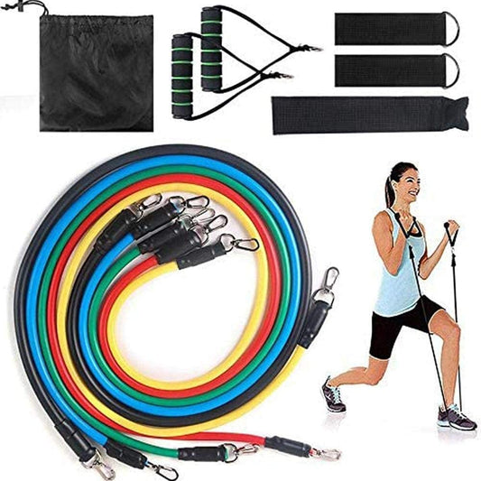11Pcs Fitness Training Kit Sling Set with Door Anchor Adjustable Home Fitness Suspension Trainer Suitable for Training Indoors and Outdoors Exercise Straps with Anchor Point for Door or Pull up Bar