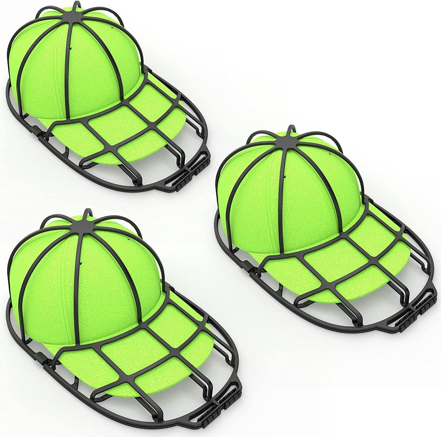 Hat Washers, 3-Pack Baseball Hat Cleaners for Dishwasher Washing Machine, Fit for Adult/Kid'S Hat Washer Frame Cage, Hat Protector Racks