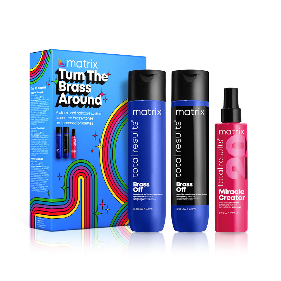 Matrix Total Results Brass Off Holiday Set 3 Piece