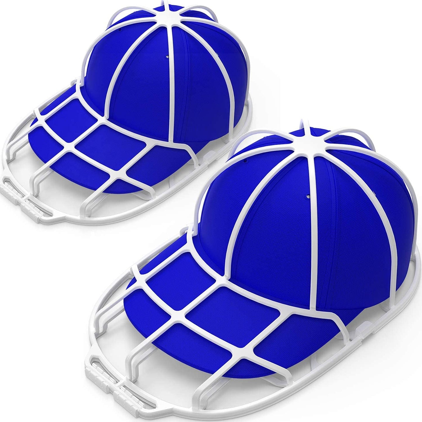 YEENOR Hat Washer for Washing Machine, 2-Pack Baseball Caps Washers Hat Storage, Hat Holder Fit for Adult/Kid'S Hat Rack Frame for Washer Machine Cleaner/Washing Cage